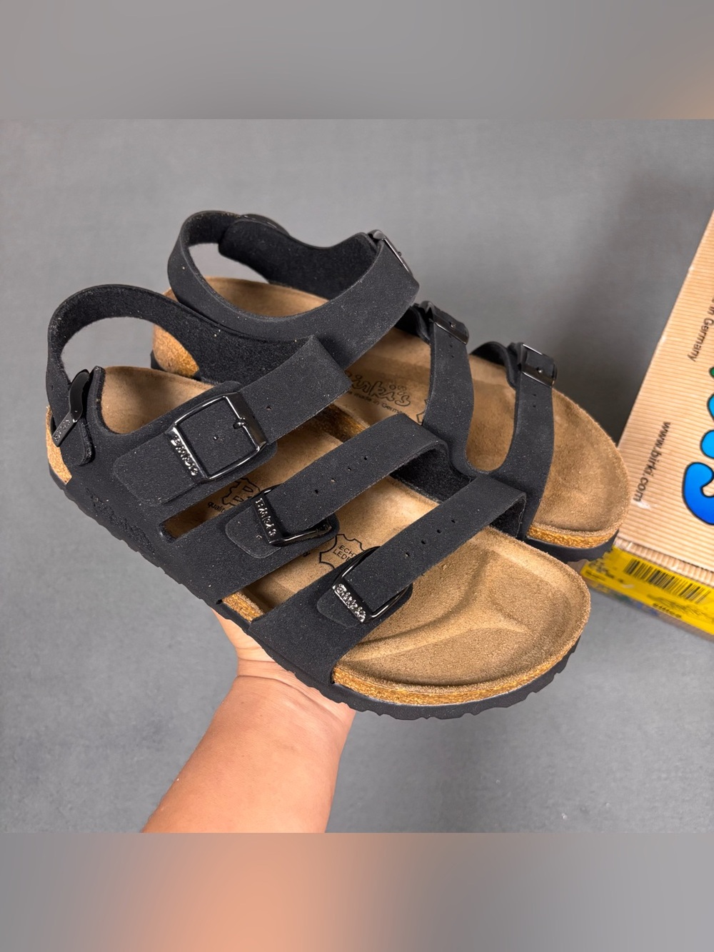 Birki's Triple Strap Comfort Sandals with Backstrap EU 37